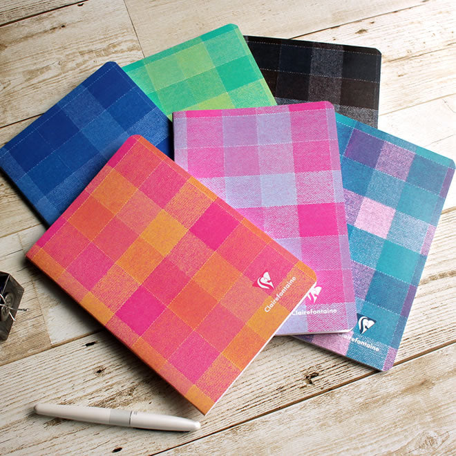 CLAIREFONTAINE Madras A5 Ruled Blue-Pink