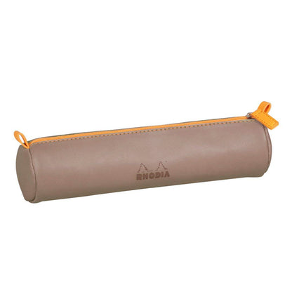 RHODIArama Round Pencil Case Taupe