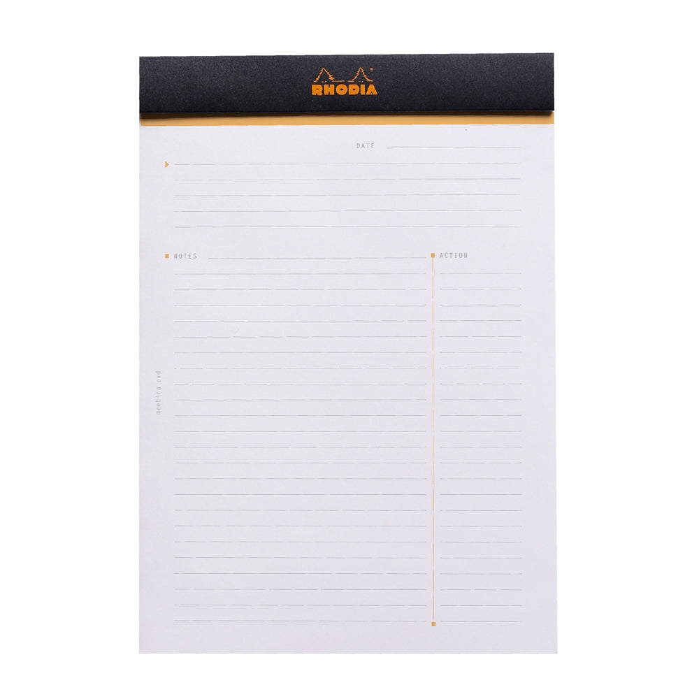 RHODIA Basics Meeting Pad No.16 A5 148x210mm Black