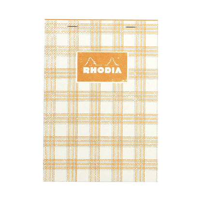 RHODIA Heritage Stapled No.16 Lined Tartan Ivory