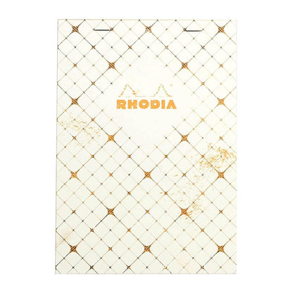 RHODIA Heritage Stapled No.16 Lined Quadrille Ivory