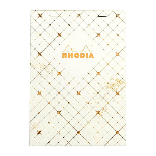 RHODIA Heritage Stapled No.16 Lined Quadrille Ivory