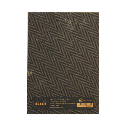 RHODIA Heritage Stapled No.16 Lined Chevron Black