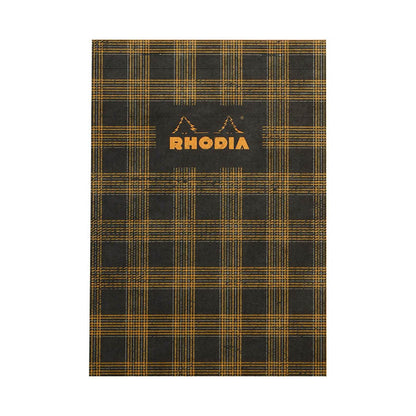 RHODIA Heritage Stapled No.16 Lined Tartan Black