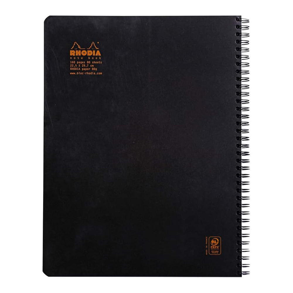 RHODIA Classic A4+ 225x297mm L+M Spiral Black