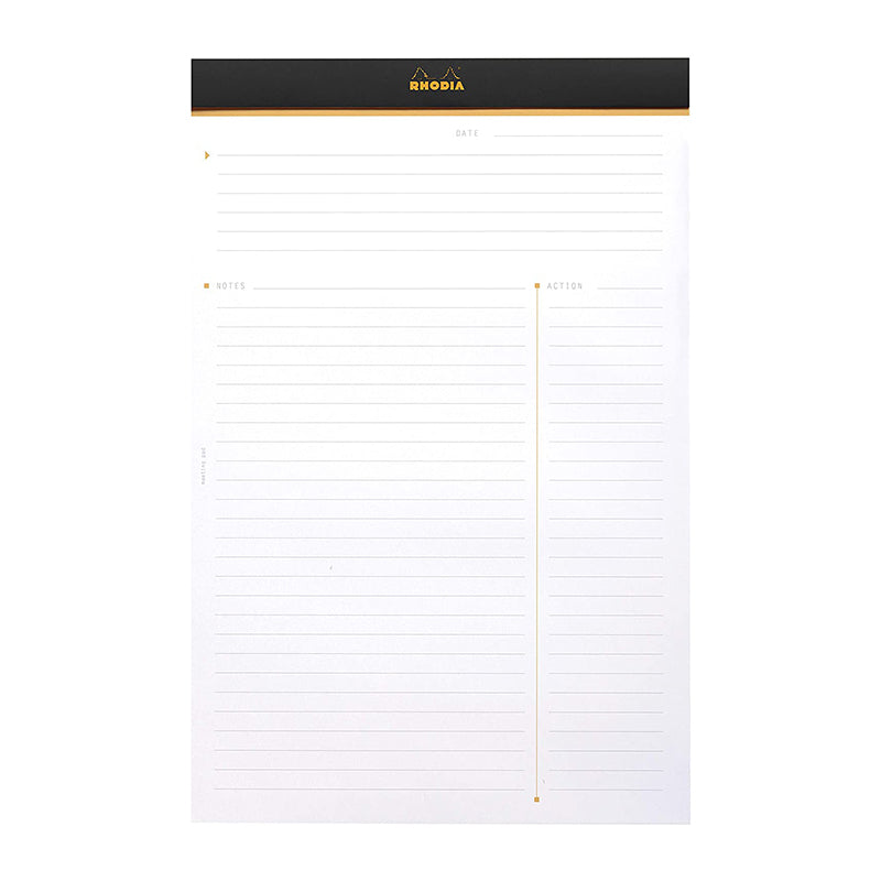 RHODIA Basics Meeting Pad No.19 A4+ 210x318mm Black