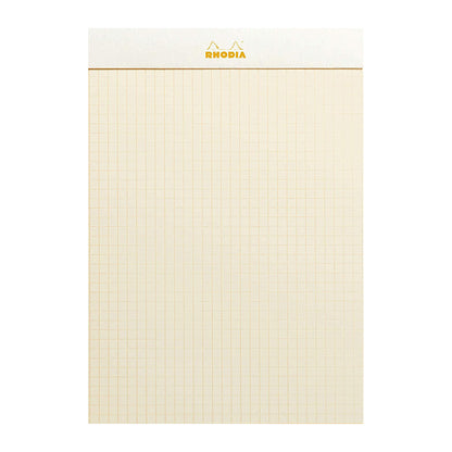 RHODIA Heritage Stapled No.16 5x5 Sq Tartan Ivory