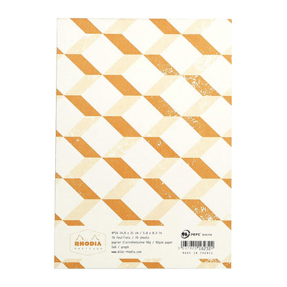 RHODIA Heritage Stapled No.16 5x5 Sq Escher Ivory