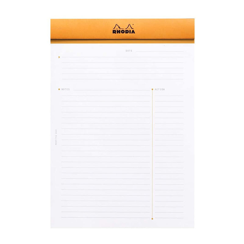 RHODIA Basics Meeting Pad No.16 A5 148x210mm Orange