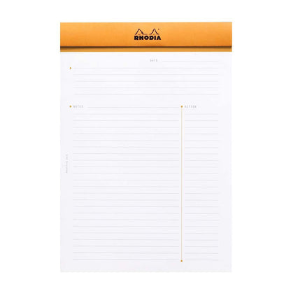 RHODIA Basics Meeting Pad No.16 A5 148x210mm Orange