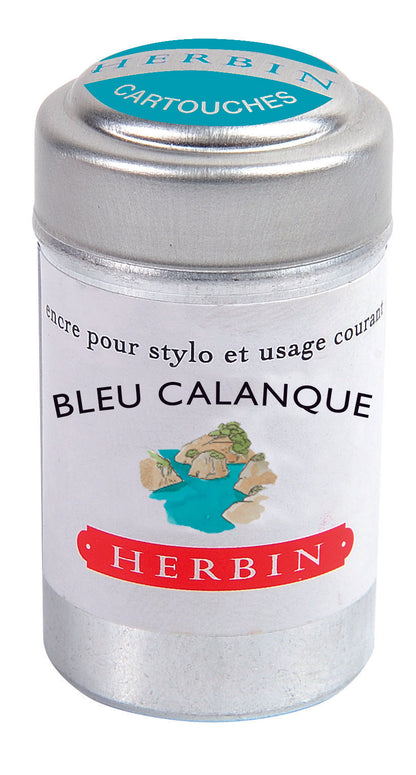 J.HERBIN LPDE Ink Cartridges 6s Bleu Calanque