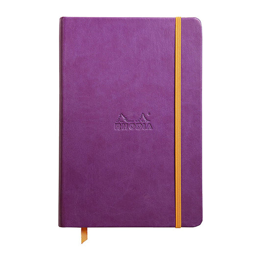 RHODIArama Webnotebook A5 Ivory Lined Hardcover-Purple