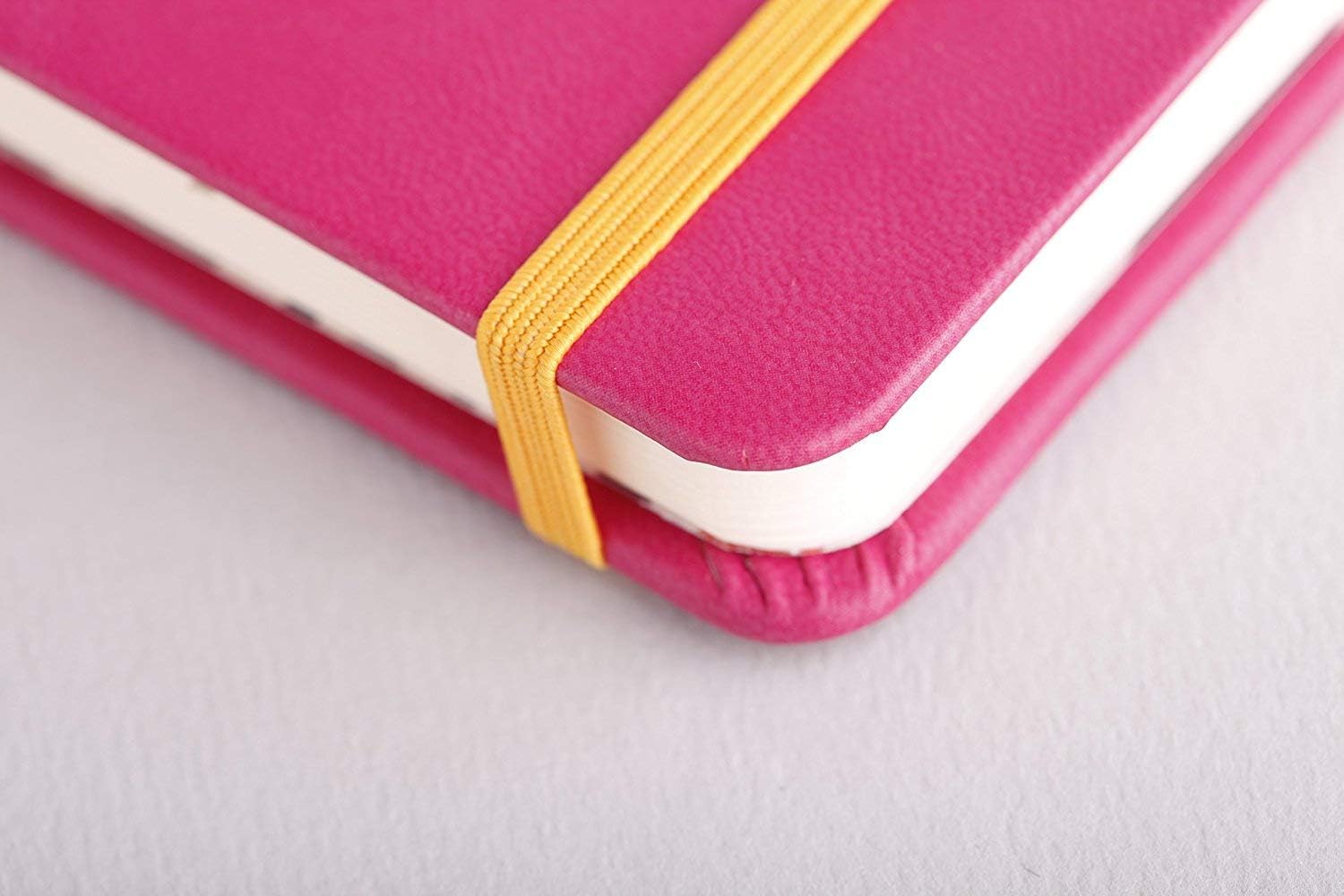 RHODIArama Webnotebook A5 Ivory Plain Hardcover-Raspberry