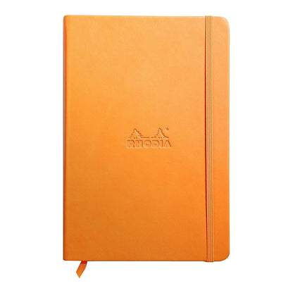 RHODIArama Webnotebook A5 Ivory Plain Hardcover-Orange