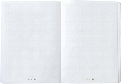 QUO VADIS Life Journal Dots L 15x21cm Blue-Grey 1218730