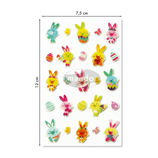 MAILDOR 3D Stickers Cooky Rabbits 1s Default Title