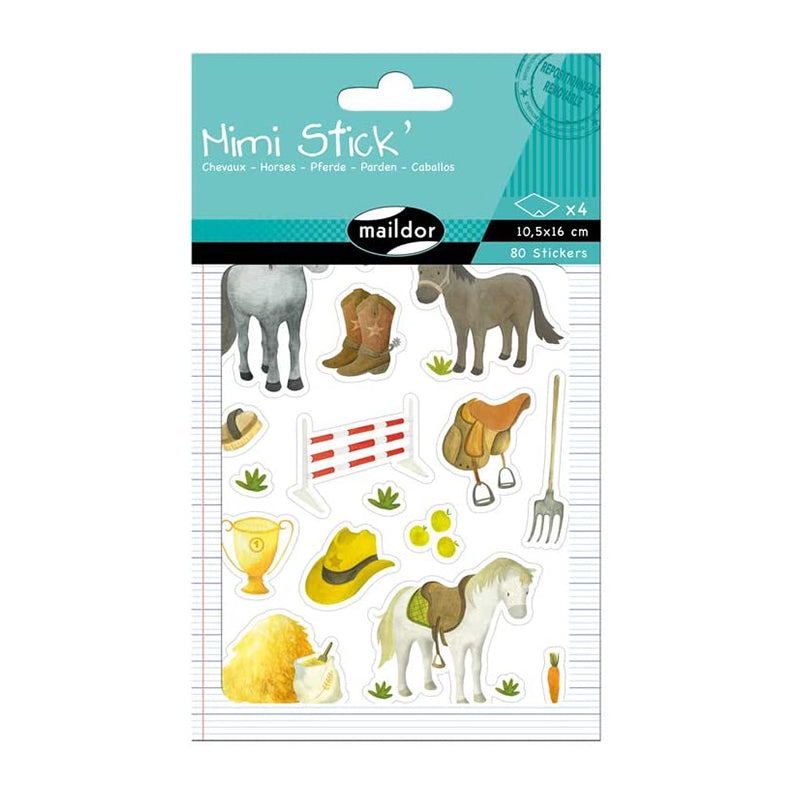 MAILDOR Deco Stickers Mimi Stick Horses 4s