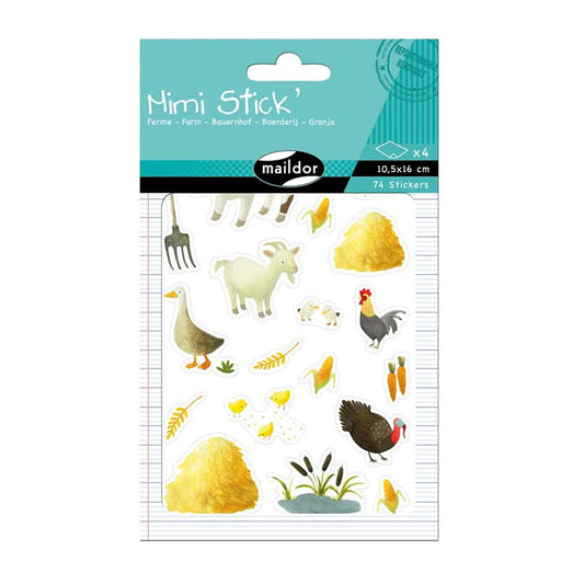 MAILDOR Deco Stickers Mimi Stick Farm 4s