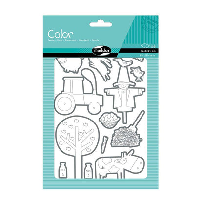 MAILDOR Deco Stickers Color Farm 6s