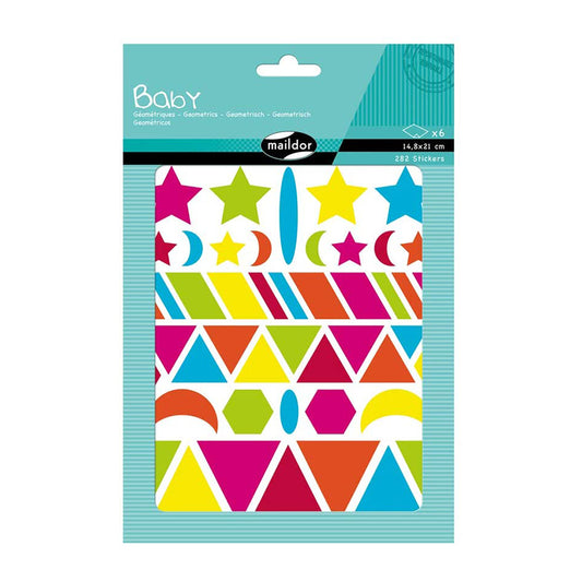 MAILDOR Deco Stickers Baby Intensive Geometric 6s