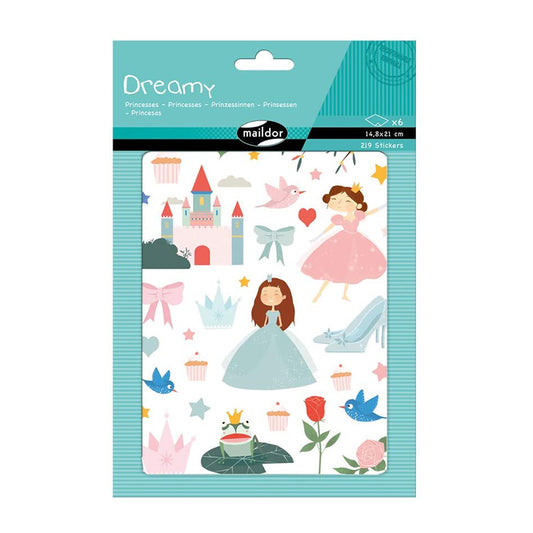 MAILDOR Deco Stickers Dreamy Princesses 6s