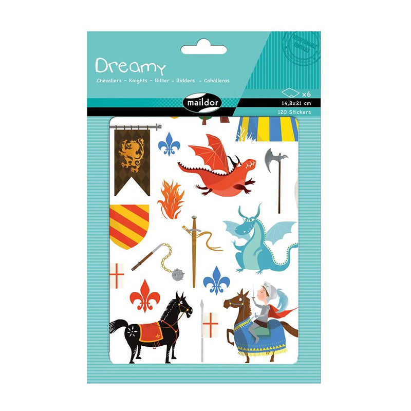 MAILDOR Deco Stickers Dreamy Knights 6s