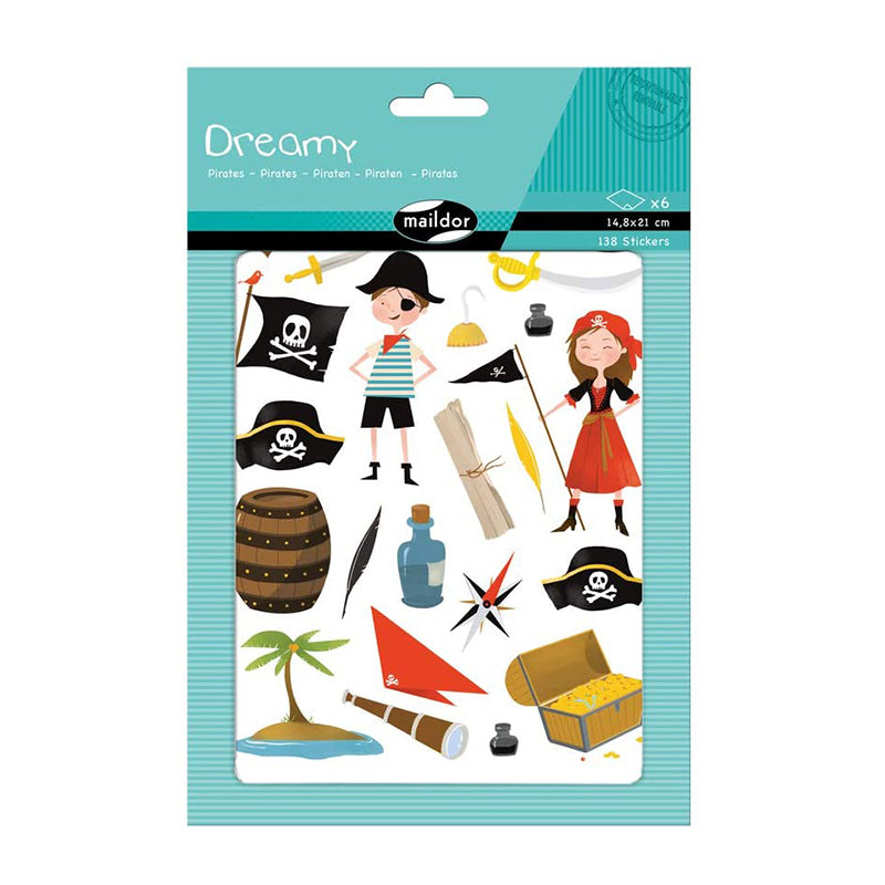 MAILDOR Deco Stickers Dreamy Pirates 6s