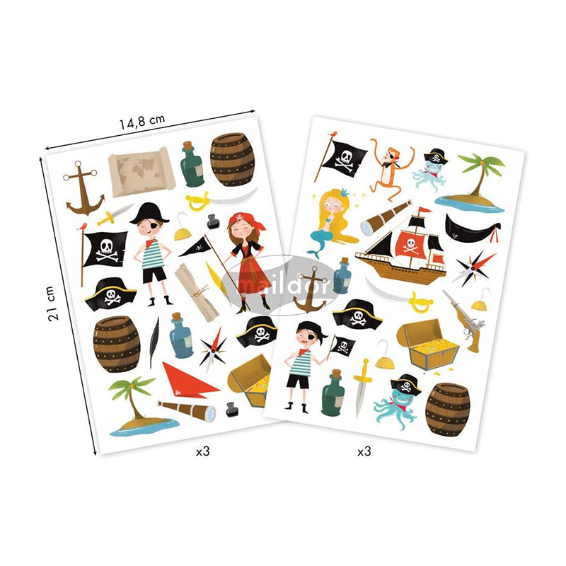 MAILDOR Deco Stickers Dreamy Pirates 6s