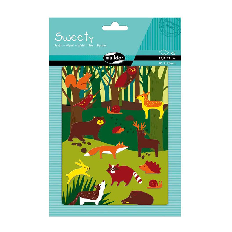 MAILDOR Deco Stickers Sweety Wood 2s