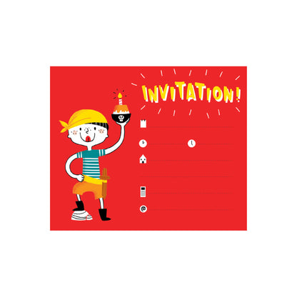 AVENUE MANDARINE Creative Box Invitation Cards Pirates