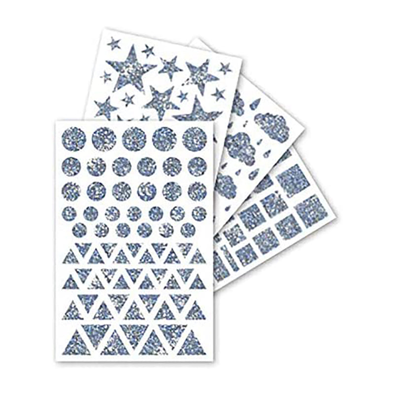 MAILDOR Geo Stickers Initial Holographic 20s