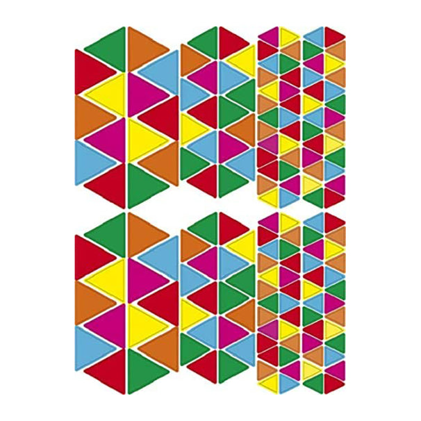 MAILDOR Geo Stickers Multicolour Triangles 20s