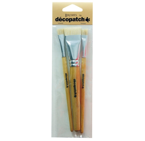 DECOPATCH Accessories:Brush-Pure Silk 3 Pack