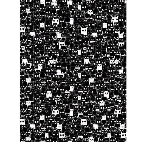 DECOPATCH Paper:Black & White 772 Cat