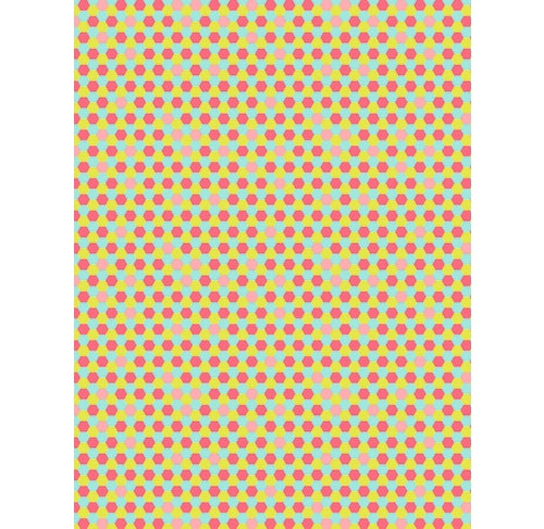 DECOPATCH Paper:Green 713 Polka Dots-Green & Red