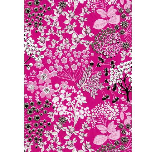 DECOPATCH Paper:Pink 516 Flowers & Leaves