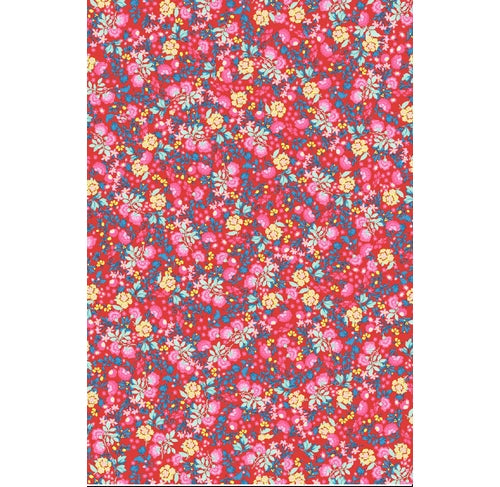 DECOPATCH Paper:Red 751 Flower Patterns