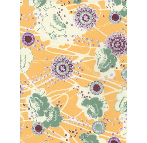 DECOPATCH Paper:Yellow & Orange 708 Floral