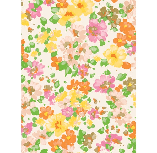 DECOPATCH Paper:Yellow & Orange 776 Spring Flowers