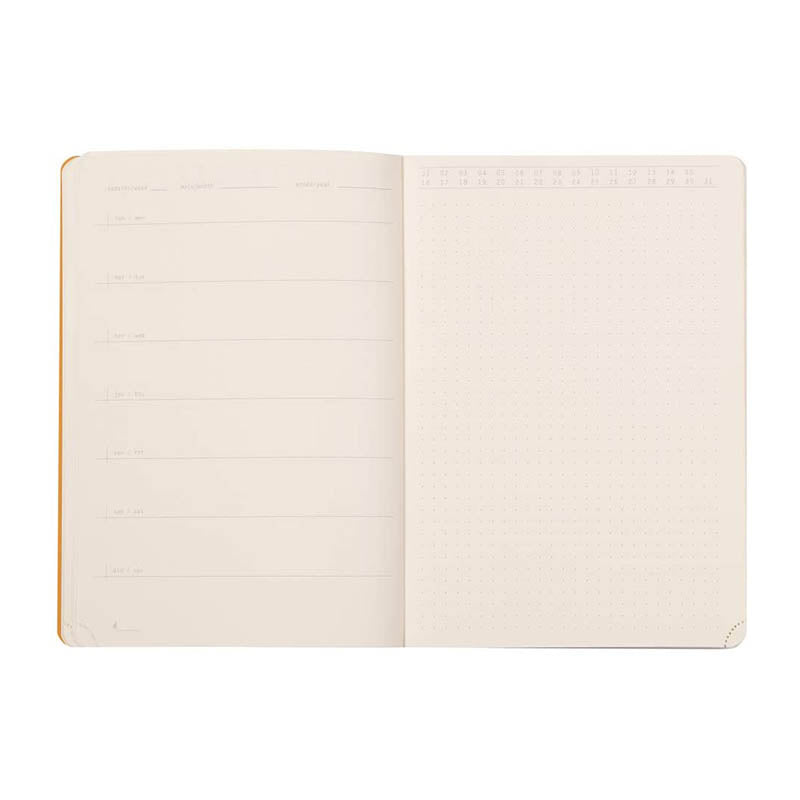 RHODIArama Notepad Cover+No.13 5x5 Sq Sapphire Bluelue