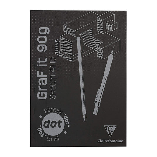 CLAIREFONTAINE GraF iT Pad Black 90g A3 80s