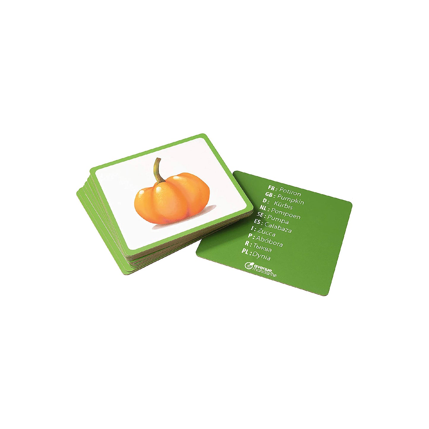 AVENUE MANDARINE Picture Cards Vegetables 1206771