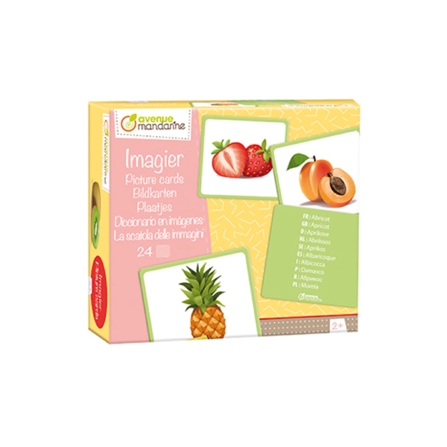 AVENUE MANDARINE Picture Cards Fruits 1206770