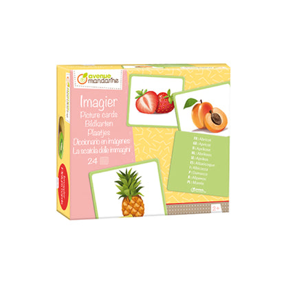 AVENUE MANDARINE Picture Cards Fruits 1206770