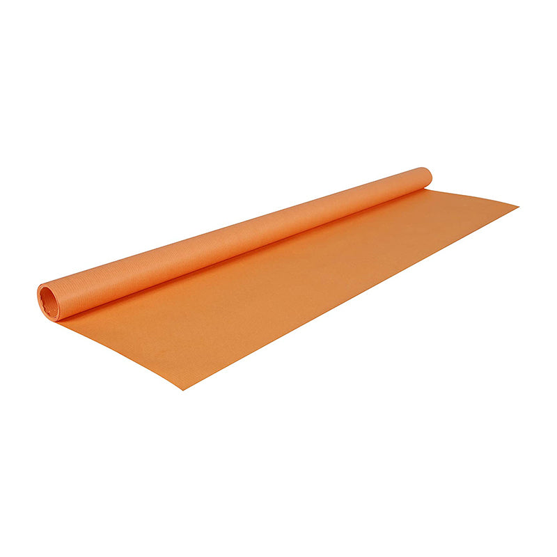 CLAIREFONTAINE Kraft Paper Roll 65g 0.7x3m Ribbed-Orange