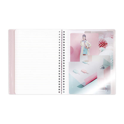 CLAIREFONTAINE Koverbook Blush WB A4 160p Ruled Ice Blue