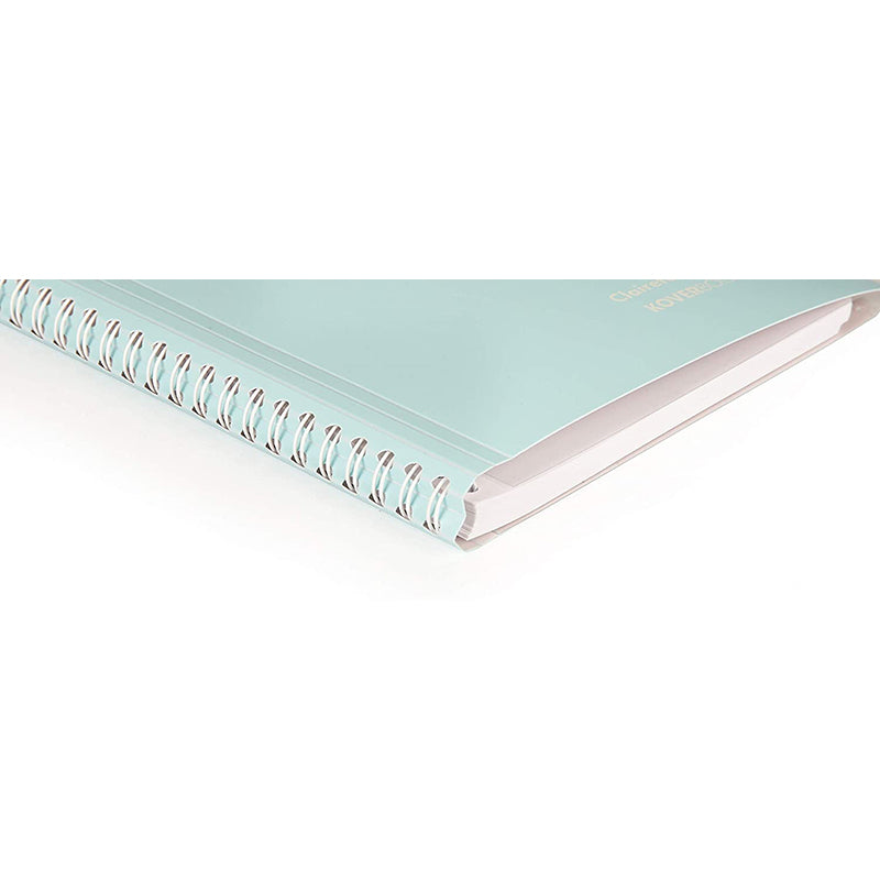 CLAIREFONTAINE Koverbook Blush WB A4 160p Ruled Ice Blue