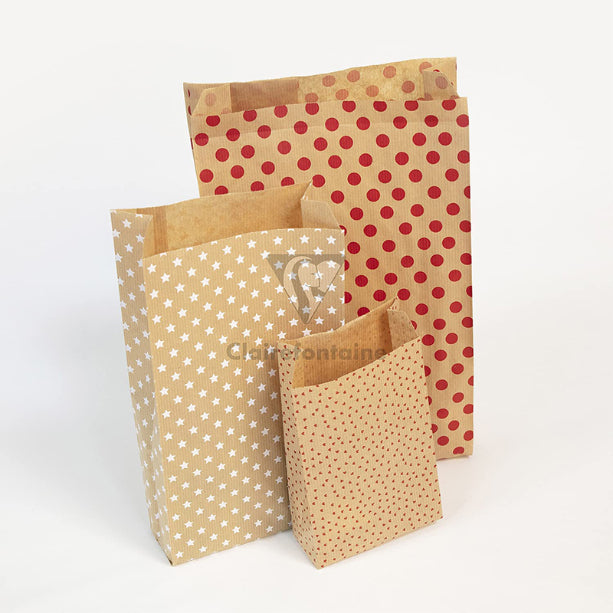 CLAIREFONTAINE Kraft Pockets 11x21+5cm Heart 50s