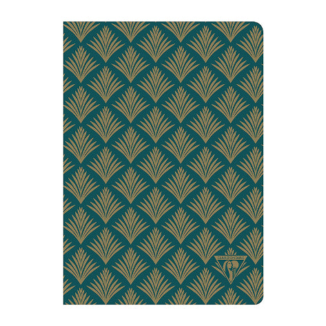 CLAIREFONTAINE Neo Deco A5 Lined 48s Emerald Green