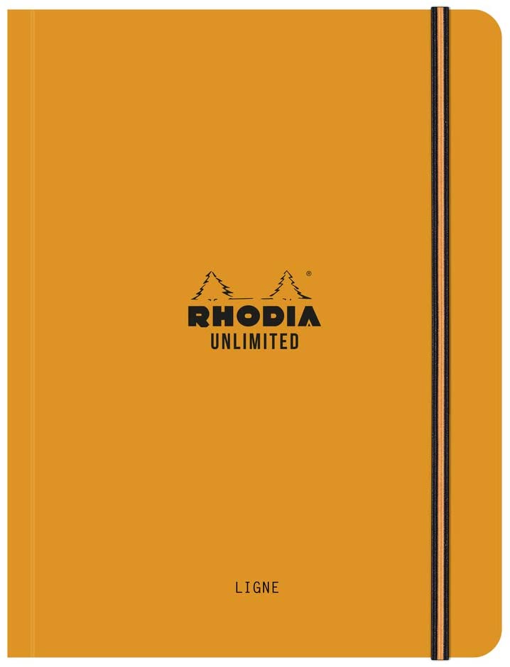 RHODIA Boutique Unlimited A5+ 160x210mm Lined Orange